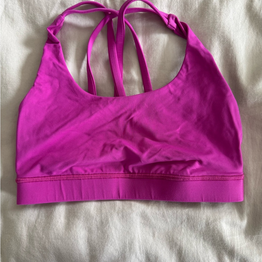 Lululemon- like new: Women's Pink Sports Bra